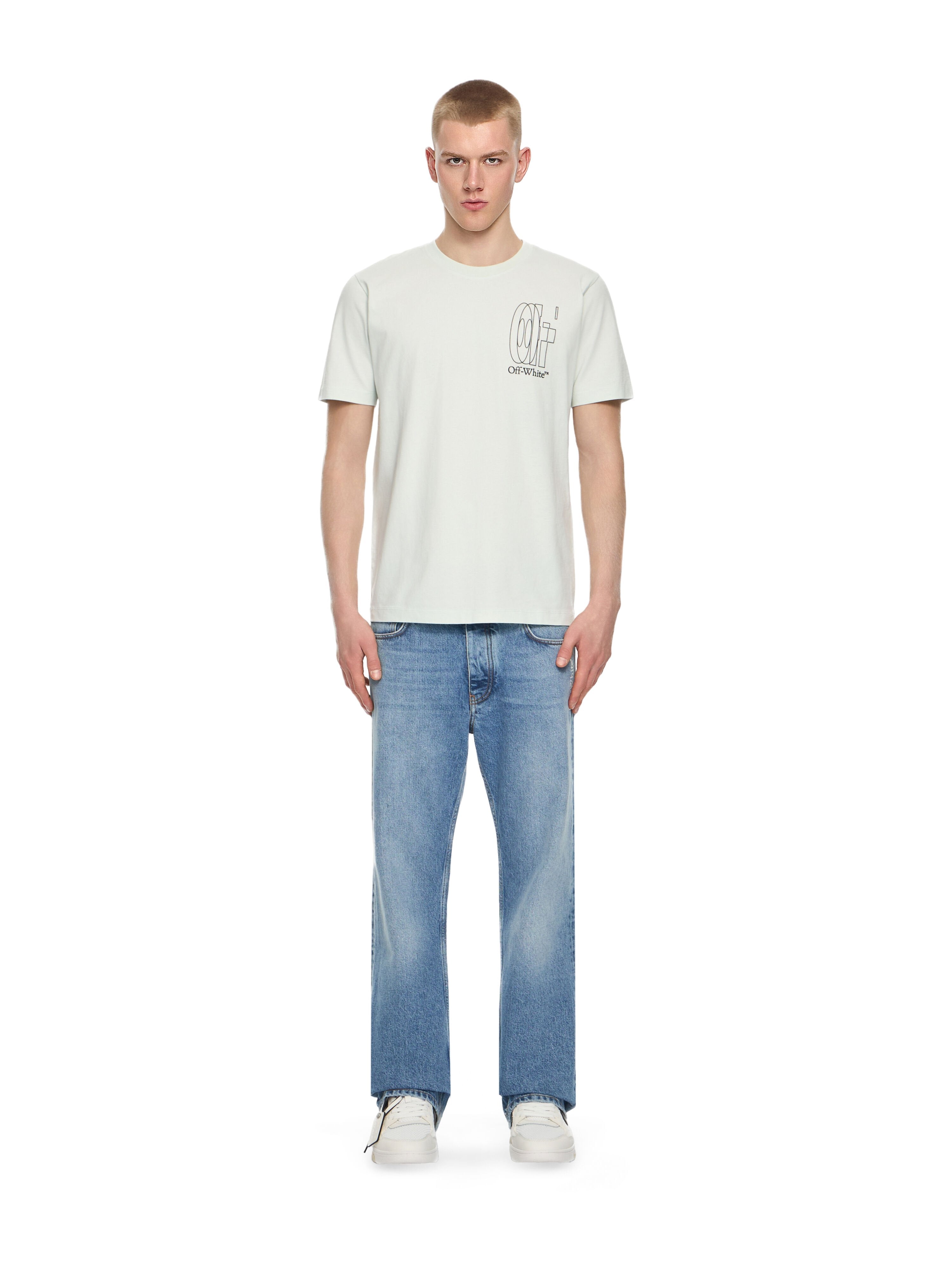 Outline Double Arrow Slim T-shirt