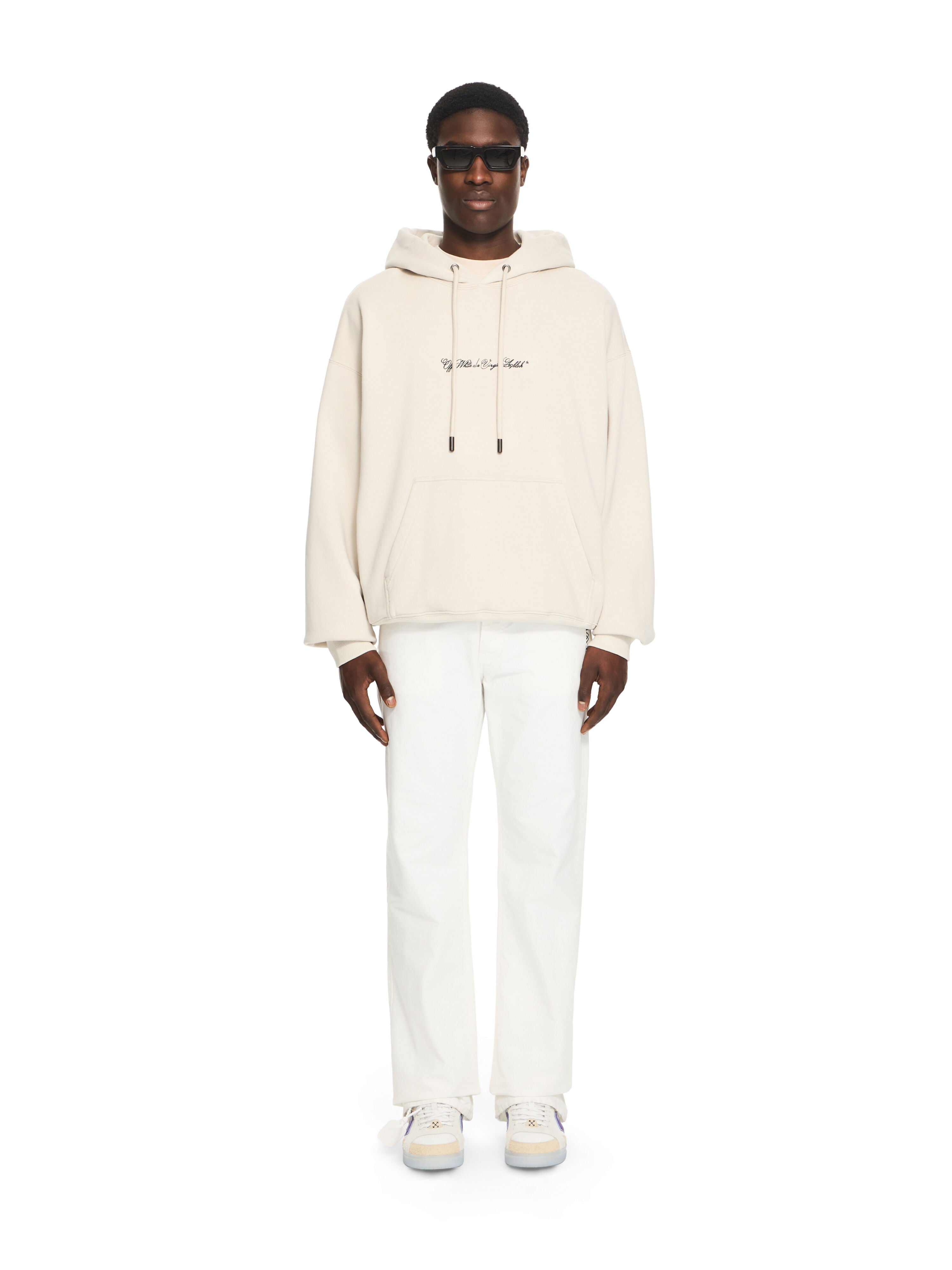 Script Arrow Diagonal Skate Hoodie