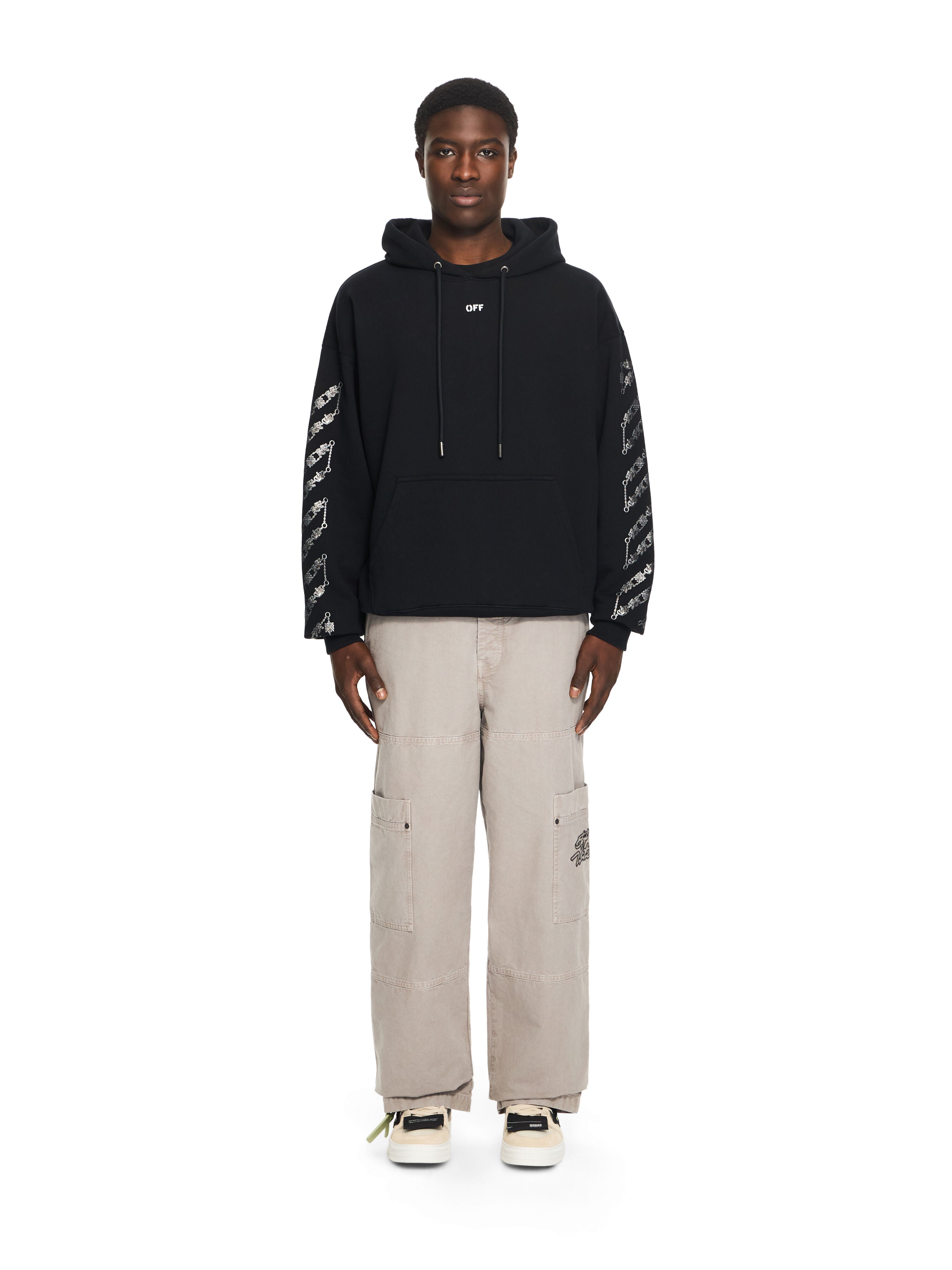 Chain Arrow Diagonal Skate Hoodie