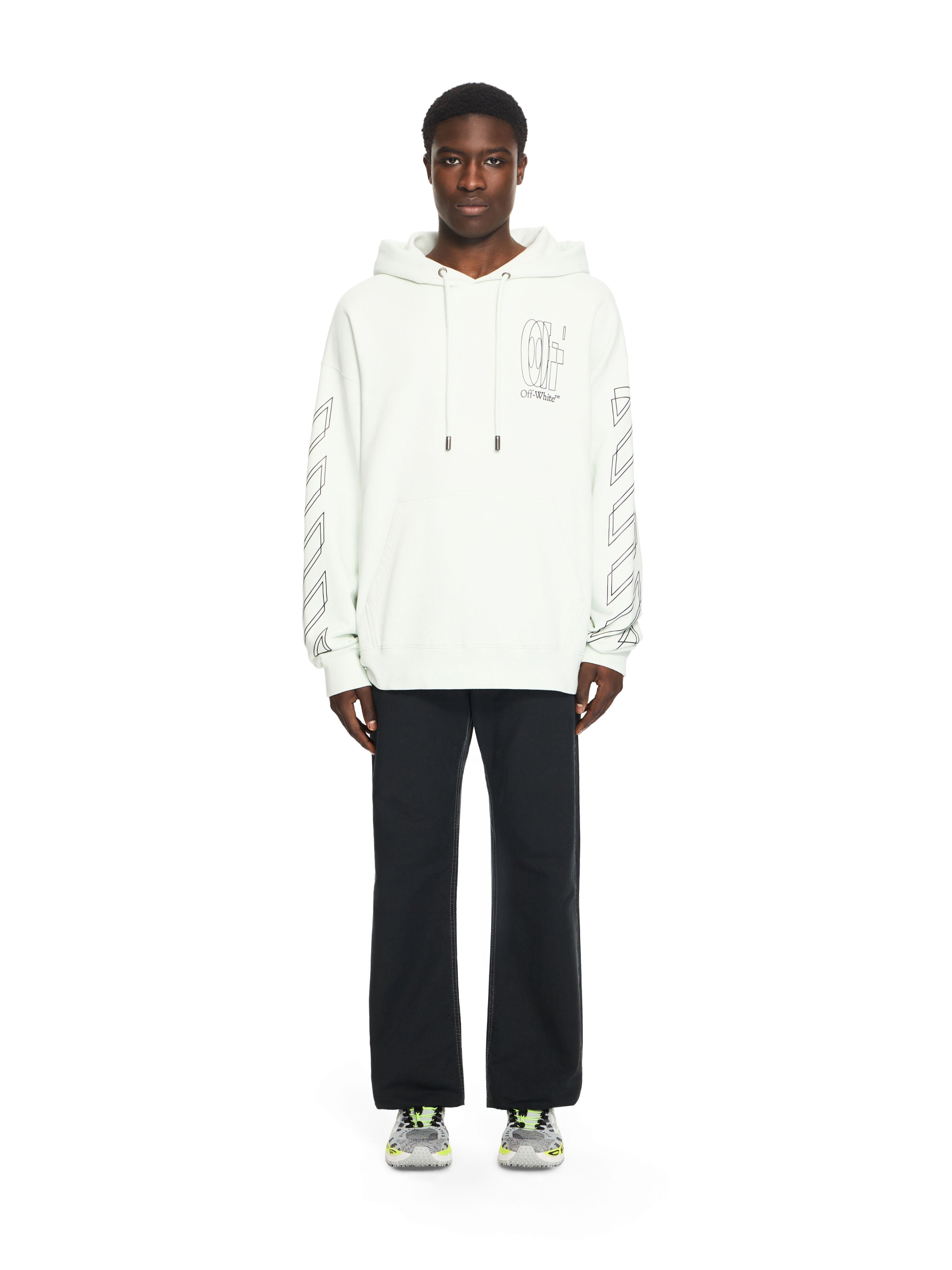 Outline Double Arrow Skate Hoodie