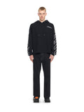 Type Arrow Diagonal Loose Hoodie